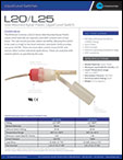 L20/L25 Side Mounted Kynar Plastic Liquid Level Switch