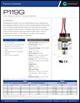 P119G Zinc Diecast Body Pressure Switch