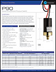 P90 Severe Environment Pressure Switch