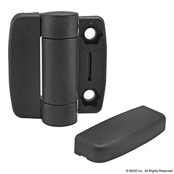 30 Series 4 Hole - Standard Plastic Hinge with Snap Cover (12164)