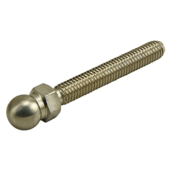 Swivel Foot Threaded Stem: 3/8-16 x 2.500