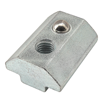 M5 Self-Aligning Slide-in T-Nut with Ball Spring (13051)