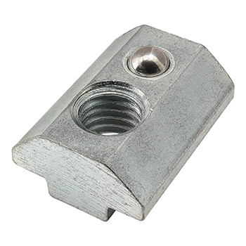 M8 Self-Aligning Slide-in T-Nut with Ball Spring (13053)