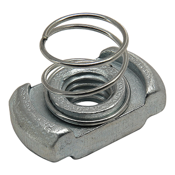 M6 Slide-in T-Nut with Holding Spring (13108)