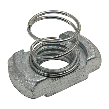 M8 Slide-in T-Nut with Holding Spring (13109)