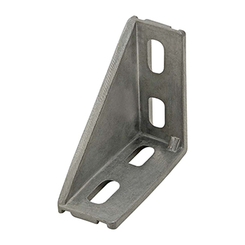 10 & 25 Series 4 Hole - Inside Corner Bracket with Single Support (14058)