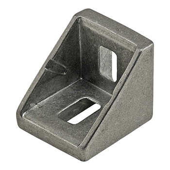 20 Series 2 Hole - 18mm Slotted Inside Corner Bracket with Dual Support (14060)