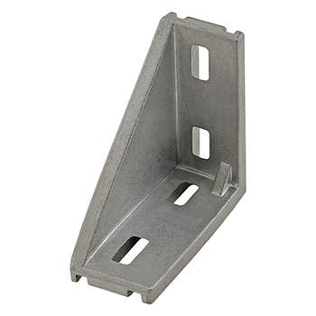 30 Series 4 Hole - Inside Corner Bracket with Single Support (14070)