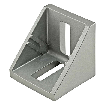 40 Series 2 Hole- 39mm Slotted Inside Corner Bracket with Dual Support (14074)