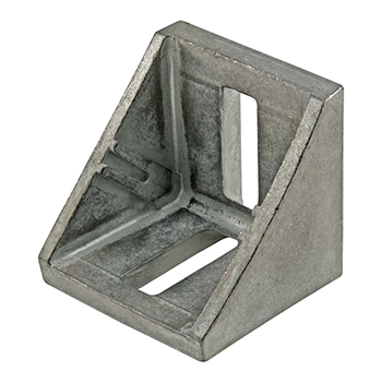 40 Series 2 Hole- 39mm Slotted Inside Corner Bracket with Dual Support (14076)