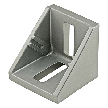 45 Series 2 Hole- 39mm Slotted Inside Corner Bracket with Dual Support (14077)