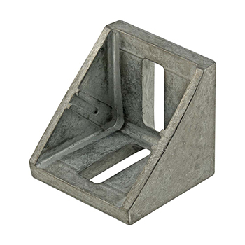 45 Series 2 Hole- 39mm Slotted Inside Corner Bracket with Dual Support (14078)