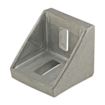 45 Series 2 Hole - 42mm Slotted Inside Corner Bracket with Dual Support (14083)