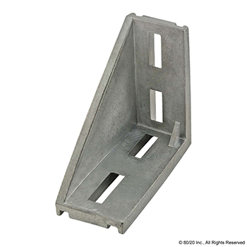 45 Series 4 Hole - Inside Corner Bracket with Single Support (14088)