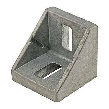 45 Series 2 Hole - 42mm Slotted Inside Corner Bracket with Dual Support (14092)