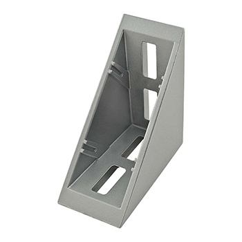 45 Series 4 Hole - Inside Corner Bracket with Dual Support (14101)