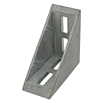 45 Series 4 Hole - Inside Corner Bracket with Dual Support (14102)