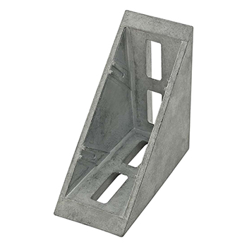 15, 40, & 45 Series 4 Hole - Inside Corner Bracket with Dual Support (14103)