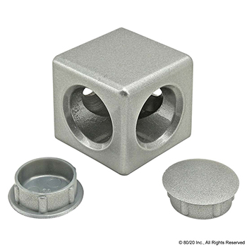 30 Series 2 Way - Light Squared Corner Connector (14170)