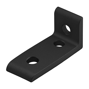 20 Series 3 Hole - Inside Corner Bracket (20-4176-Black)