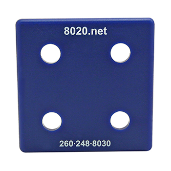 10 Series End Cap with Push-In Fastener (2028BLU)