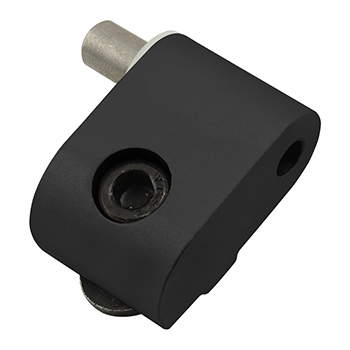 10 Series Standard Lift-Off Hinge - Left Hand with Single Short Pin. (2076-Black)