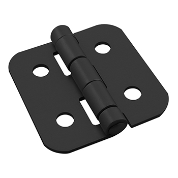 10 Series 4 Hole - Aluminum Hinge (2086-Black)