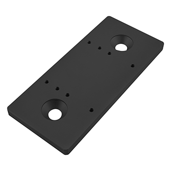 15 Series Grabber Door Catch Mounting Plate (2121-Black)