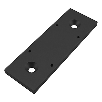 10 Series Grabber Door Catch Mounting Plate (2122-Black)