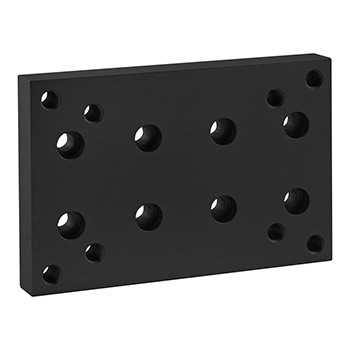 15 Series Position Floor Lock Base Plate (2148-Black)