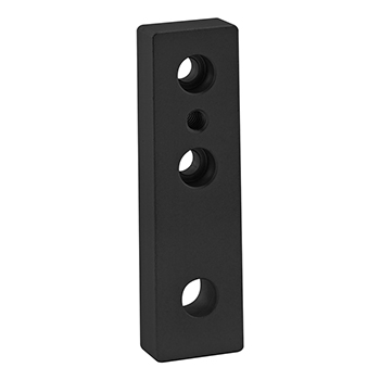 10 Series 4 Hole - Leveling Anchoring Base Plate: 1/4-20 Tap (2167-Black)