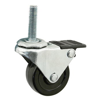 Threaded Stem Swivel Caster: 3/8-16 x 1.5