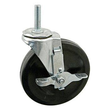 Threaded Stem Swivel Caster: 7/16-14 x 1.5