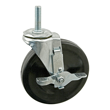 Threaded Stem Swivel Caster: 7/16-14 x 1.5