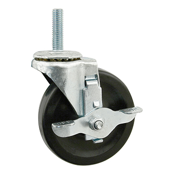 Threaded Stem Swivel Caster: 7/16-14 x 1.5