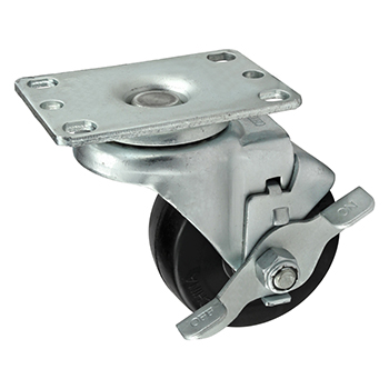 Flanged Mount Swivel Caster: 3.00