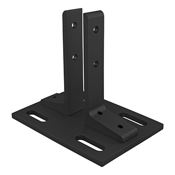 10 Series Floor Mount Base Plate (2380-Black)