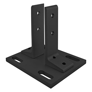 15 Series Floor Mount Base Plate (2390-Black)