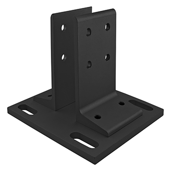 15 Series Floor Mount Base Plate (2400-Black)