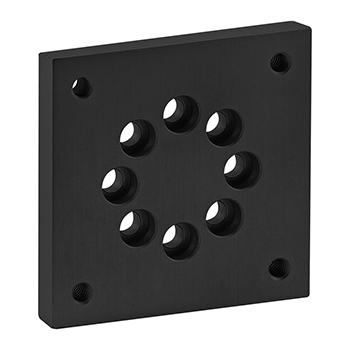 10 Series Leveling Caster Base Plate (2406-Black)