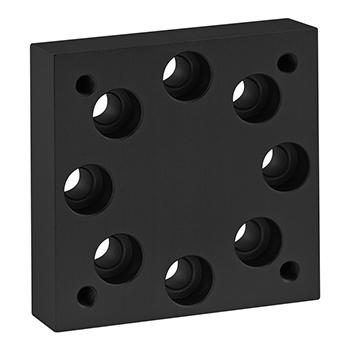 15 Series Leveling Caster Base Plate (2407-Black)