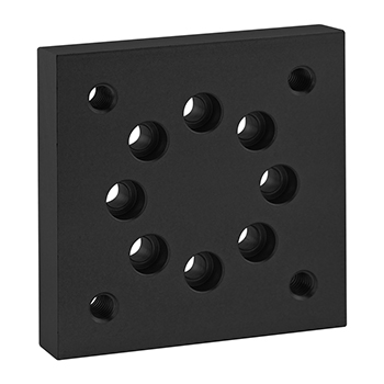 15 Series Leveling Caster Base Plate (2409-Black)