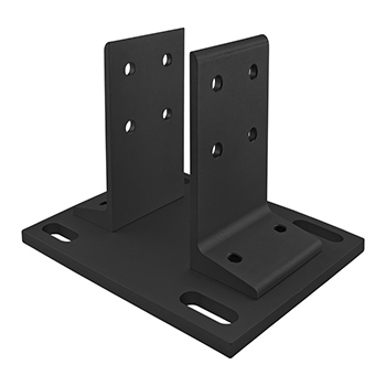 15 Series Floor Mount Base Plate (2410-Black)