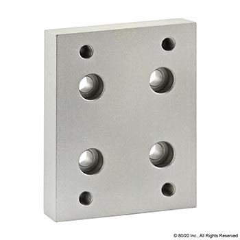 15 Series Flange Mount Caster Base Plate (2420)