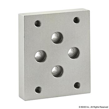 15 Series Flange Mount Caster Base Plate (2426)