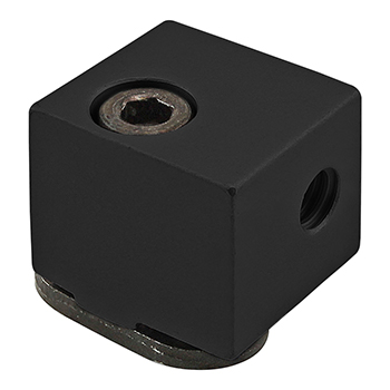 10 Series Aluminum Panel Mount Block (2427-Black)