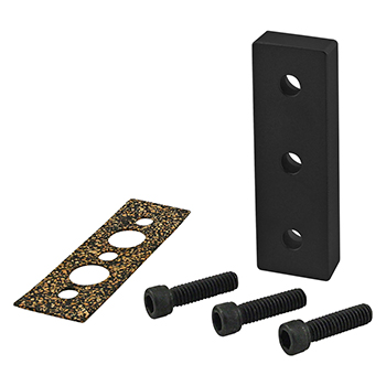 10 Series 3-Hole Pressure Manifold Stopper Plate (2446-Black)