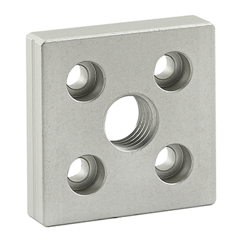 25 Series 5 Hole - Center Tap Base Plate: 50mm x 50mm with M16 Tap (25-2132)