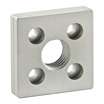 25 Series 5 Hole - Center Tap Base Plate: 50mm x 50mm with M20 Tap (25-2362)