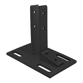 25 Series Floor Mount Base Plate (25-2380-Black)